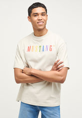 Męski T-Shirt Koszulka Nadruk Logo Mustang Aidan C Pride Moonstruck 1014017 2081
